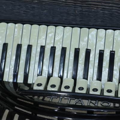 Titano T3095 Model 120-Bass 41-Key 7-Treble Switch Black Piano Accordion w/Bag image 15