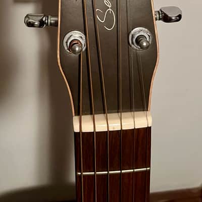 Seagull S6 "Dreadnought (has Buzz Feiten Tuning system installed) 2005 golden top dark sides and ba image 2