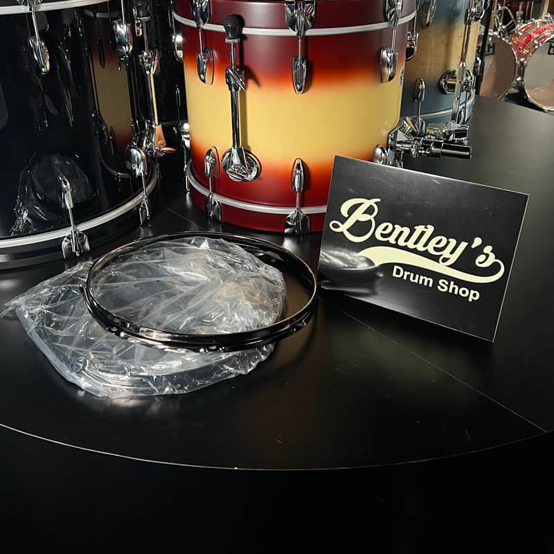 14" Snare Drum 2.3mm Triple Flanged Top & Bottom Black Nickel Hoops (8 Hole) image 1