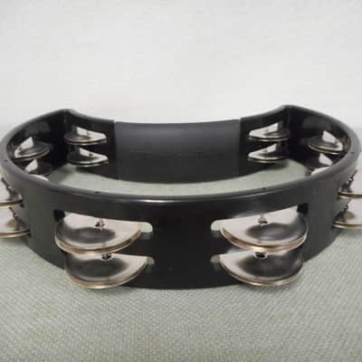 RhythmTech RT1010 Handheld Tambourine Black image 3