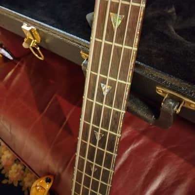 Custom Warrior 5 String Bass Natural Flame Maple Mint OHSC Free Shipping! image 9