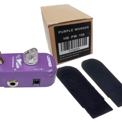 Hot Box Purple Wonder Looper HB PW-100 Mini Guitar Effect Pedal Looper Effect image 6