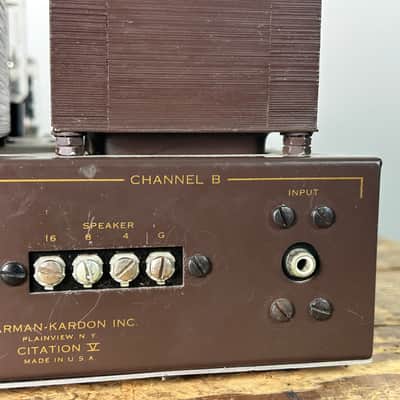 Harman Kardon Citation V 1960’s stereo tube power amplifier image 8