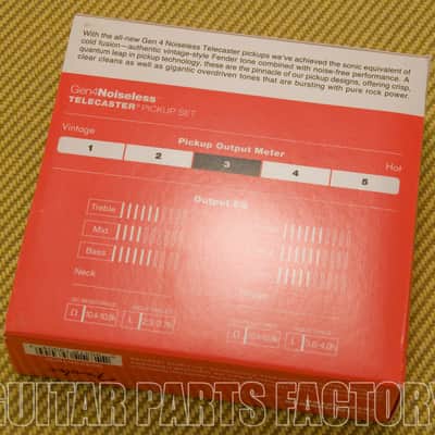 099-2261-000 Fender Gen 4 Noiseless Telecaster Tele Guitar Pickup Set image 4