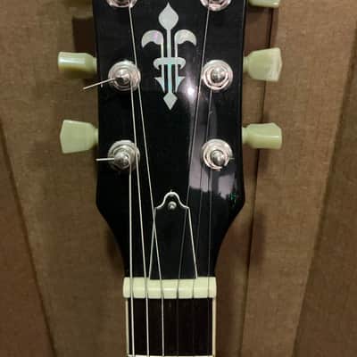 Vintage Single Cut Electric Guitar - Cherry Sunburst image 2
