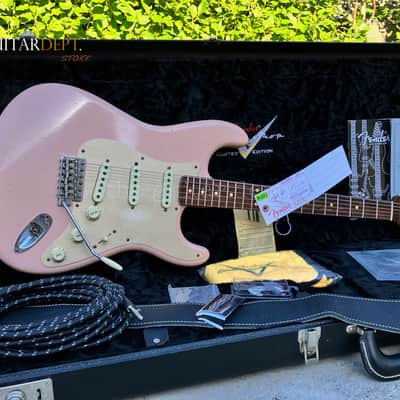 ♚MINT♚FENDER Custom Shop 50's JOURNEYMAN RELIC STRATOCASTER♚7.5 LBS !♚SHELL PINK image 18