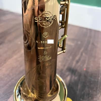 Selmer Super Action 80 Series I Soprano Saxophone - Single Straight Body image 5