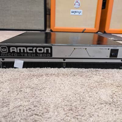 Crown AMCRON MICRO-TECH 1200 Stereo Power Amplifier (USED #2) | Reverb