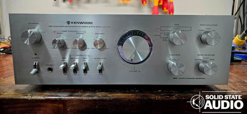 🔥Vintage Kenwood KA-7100 Integrated Stereo Amplifier Receiver Pro Restored!!!🔥 image 1