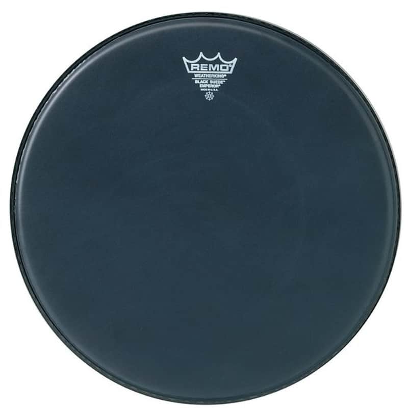 Remo Emperor Black Suede 12'' image 1