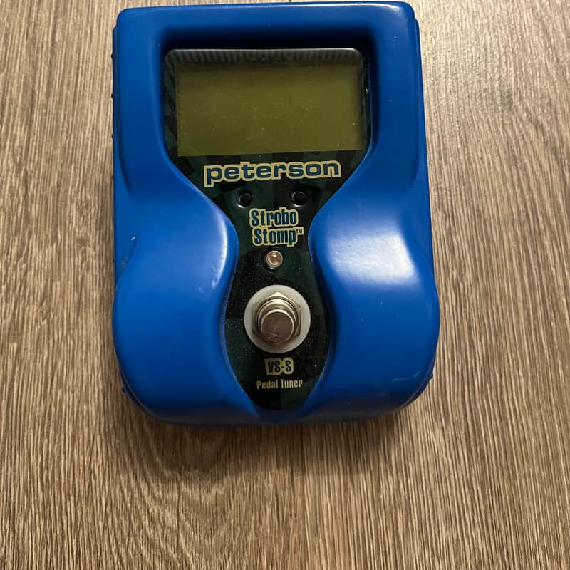 2000s Peterson VS-S StroboStomp Pedal Tuner Blue