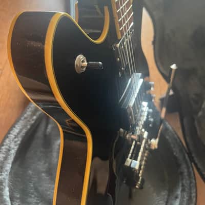 Hagstrom TREVIDLX-BLK (US Customers Tax included in shipping price) Tremar Viking Deluxe Semi-Hollow with Tremolo 2010s - Gloss Black image 8