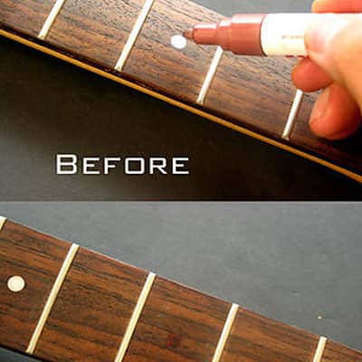 Diamond Head Silver Inlay Stickers Fret Markers Guitar & Bass Pegatinas Diapason Bajo & Guitarra. image 3