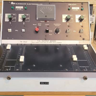 Vintage BBC Glensound 4 Channel Mic Pre Mixer with Amperon Transformers and Analog Limiter Compressor Individual Outs ! image 3