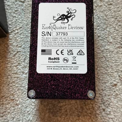 EarthQuaker Devices Dispatch Master Digital Delay & Reverb V3 - purple sparkle Gear Hero Exclusive Rare! image 3