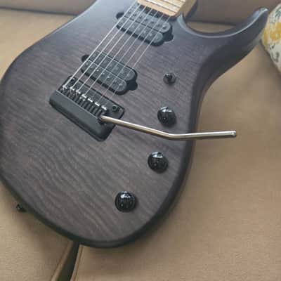 Ernie Ball Music Man John Petrucci Signature JP15-7 2020 - Present - Trans Black Burst Flame image 4