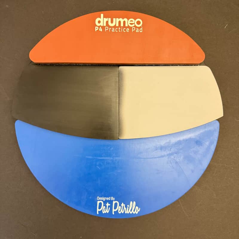 Drumeo P4 Practice Pad (Designed by Pat Petrillo) - Multi-Surface Drum Pad image 1