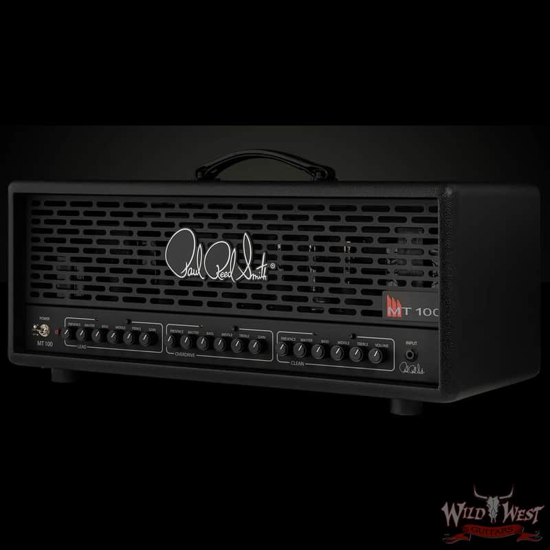PRS MT 100 Mark Tremonti Signature 3-Channel 100-Watt Guitar Amp Head 2023 - Present - Black image 1