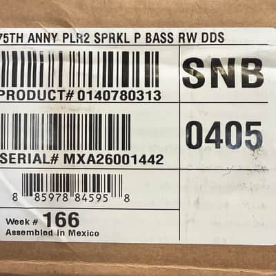 2026 Fender 75th Anniversary Player II Precision Bass Diamond Dust Sparkle New Unplayed 8lbs12oz Auth Dlr #442 image 25
