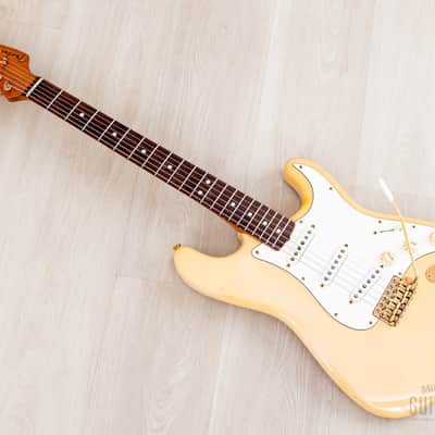 1987 Fender Custom Shop American Vintage '62 Stratocaster Blonde Mary Kaye w/ Gold Hardware, Case image 12