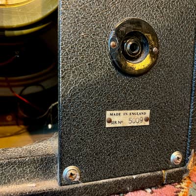 1966 Marshall 2x12 Pinstripe #1983 PA Column Cabinet Cab G12H T1281 image 11