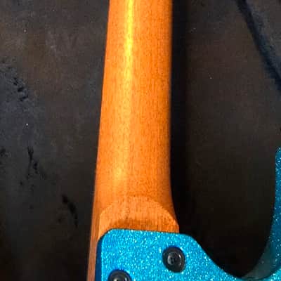 Kiesel Osiris OM6 Multiscale Headless Custom Blue Gradient 6-String Electric Guitar image 9