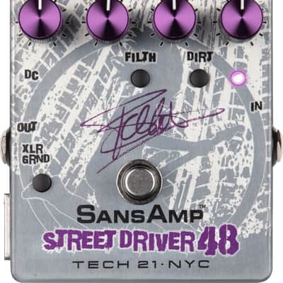 Tech 21 SansAmp Street Driver 48 Frank Bellow Signature Amp Simulator/DI Bass Effects Pedal image 1
