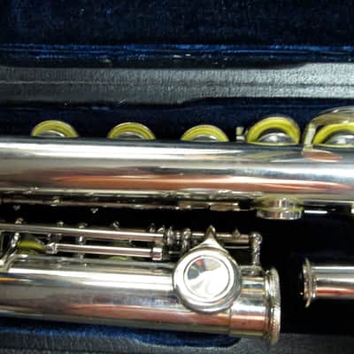 MOZ B Foot Open Hole Flute and Case - Great Playing & Looking Shape image 6