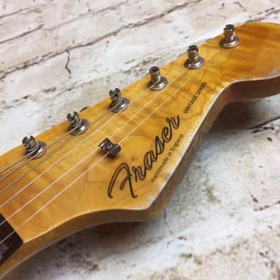 Fraser Guitars - Aged Sunburst Custom Shop 60s Stratocaster Guitar Vintage Relic MADE TO ORDER image 8