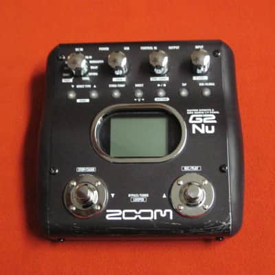 lightly used (most areas / sides are very clean- the FRONT side has several visible scratches) ZOOM G2NU GUITAR EFFECTS & USB AUDIO I/F PEDAL (comes with batteries) image 3