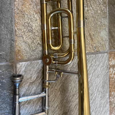 Bach brand trigger Trombone with mouthpiece , USA image 2