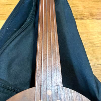 Calkins Banjo Mountain 2020 - Walnut w/ Gigbag + extra friction pegs image 4