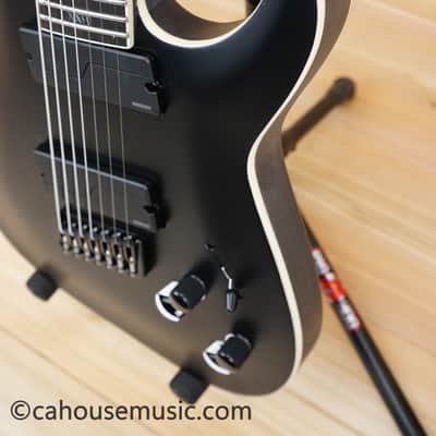 Schecter C-7 SLS Elite Evil Twin Multiscale - Satin Black image 8