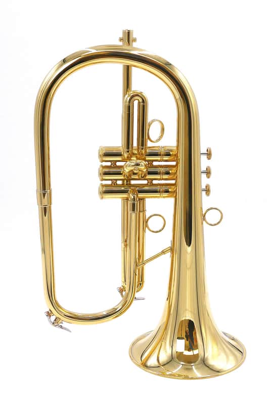 CarolBrass 4000-YSS-Bb-L Flugelhorn - Clear Lacquer image 1