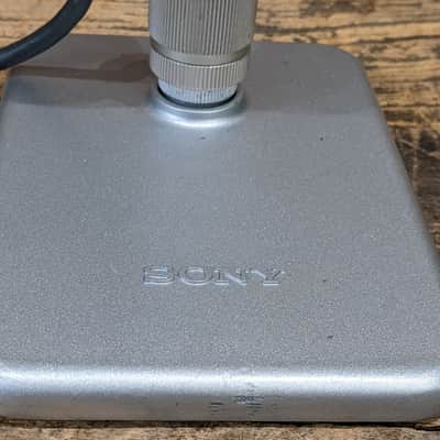Sony ECM-56F Microphone with Sony A-25 Table Stand image 6