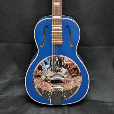 2022 Recording King Dirty 30s Single O Resonator, Wabash Blue image 1