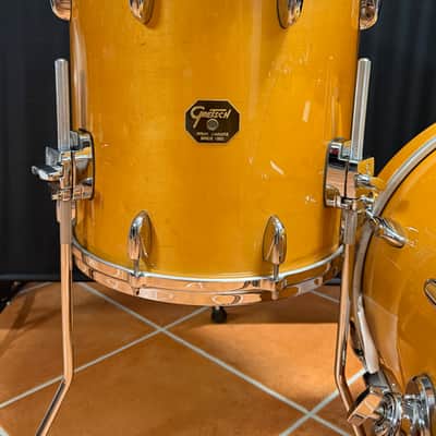 Gretsch USA Custom BOP drumkit 18"-12"-14" 2012 - 2016 - Satin Sun Amber image 6