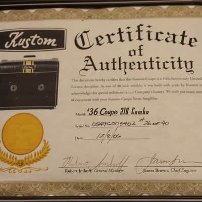 Kustom Coupe 36 Leather image 2