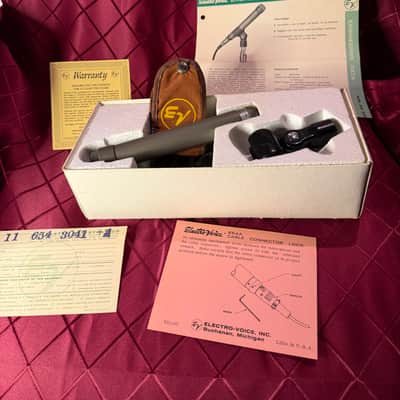 Electro-Voice 654A Dynamic Microphone 1950 - 1969 with all documentation and original box image 3