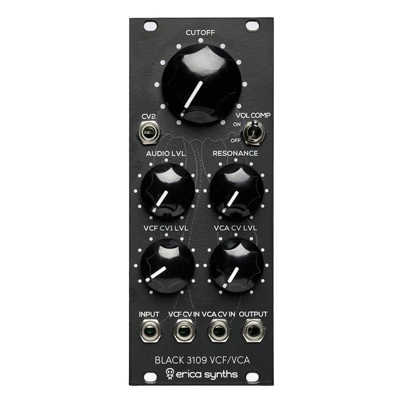 Erica Synths Black 3109 Eurorack VCF/VCA Module image 1