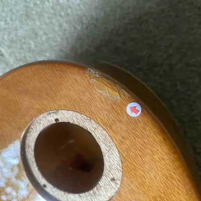 Single Cut Guitar Body, Sunburst, Flamed Maple, Mahogany image 11