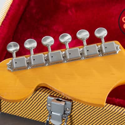 1994 Fender Japan MG69 ’69 Mustang Vintage White | MIJ | Tweed Case image 8