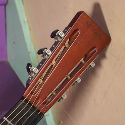 2014 National NRP Steel 12-Fret Resonator Guitar (VIDEO! Fresh Work, Ready) image 3