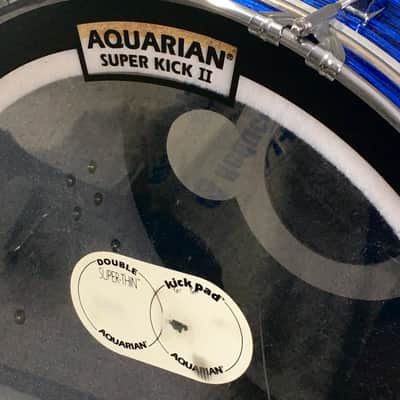 Vintage Custom 3-Piece Drum Set 1970s MIJ Pearl Bass Blue Oyster Pearl Rock Kit 12/16/22 Completely Restored in USA image 6