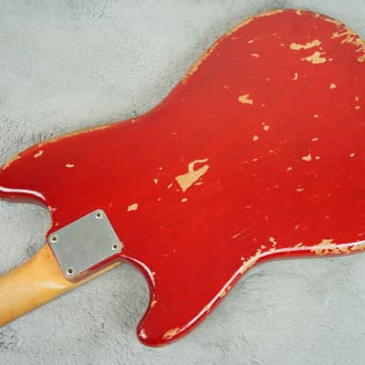 1964 Fender Duosonic, Translucent Red, Mahogany Body + OHSC image 10