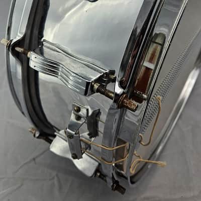 Ludwig Rocker II Wood Snare Drum 5x14 1984 - Chrome Over Wood image 8