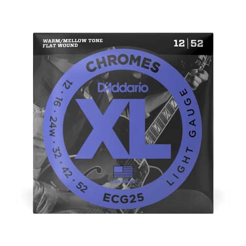 D'Addario ECG25 12-52 Light XL Chromes Electric Guitar Strings image 1