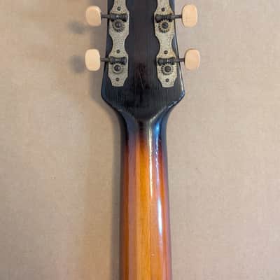 Vintage 1950s Huttl Archtop Acoustic Guitar with Hofner Tailpiece Germany image 15