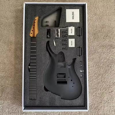 White Aluminum Guitar Body with Neck DIY Project image 4