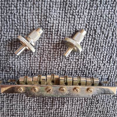 Vintage ABM 2400 Roller Bridge - Chrome - Gibson Fender Gretsch image 2